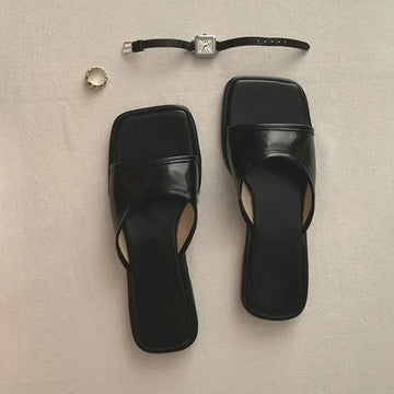 MQTIME  -  Fashion Summer Open Toe Women Slippers Slip on Outdoor Soft Flats Heel Slides High Quality Beach Vacation Sandalias